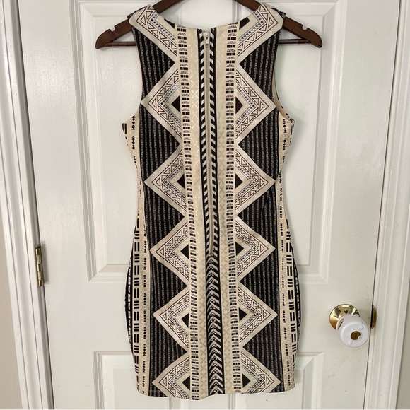 Charolette Russe Aztec Tribal Bodycon Dress - Picture 3 of 6